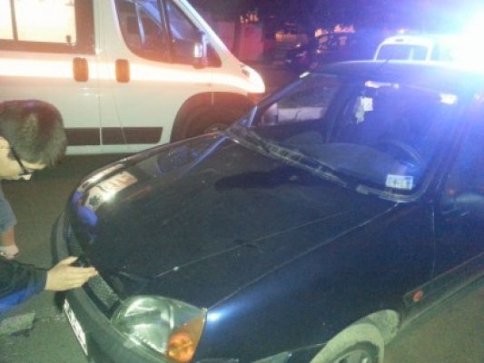 Un biciclist băut a intrat în coliziune cu un autoturism